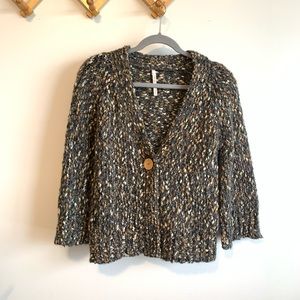 Leo & Nicole wool blend cardigan size Medium